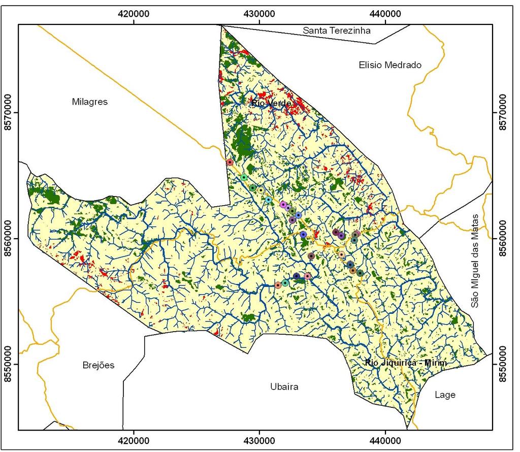 Figura 10 Unidades Ecodinâmicas da Paisagem do município de Amargosa - BA.