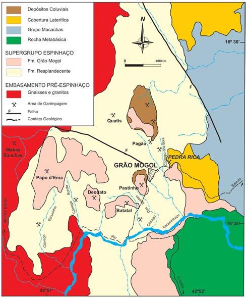 Sítios Geológicos e Paleontológicos do Brasil 217 Gondwana e Sul-Americana, desenvolvidas respectivamente no Cretáceo Superior e Terciário Médio-Superior (Fig.5).