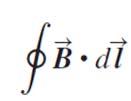 Lei de Ampère Um percurso de integração que não circunda um condutor é indicado ao lado. Podemos repartir a integra de linha fechada em varias partes nos pontos a, b, c e d.