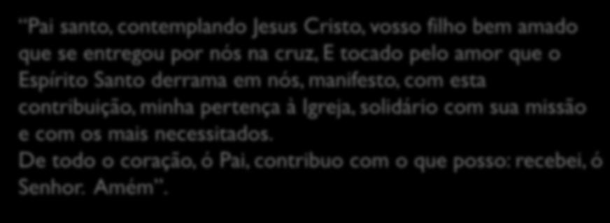 Orientações para a Pastora do Dízimo 36 6 seções Implantação do Dizimo 37-45 A organização e o funcionamento da Pastoral do Dízimo 46-60 Os agentes da Pastoral do Dízimo 61-66 O dizimo na Pastoral de