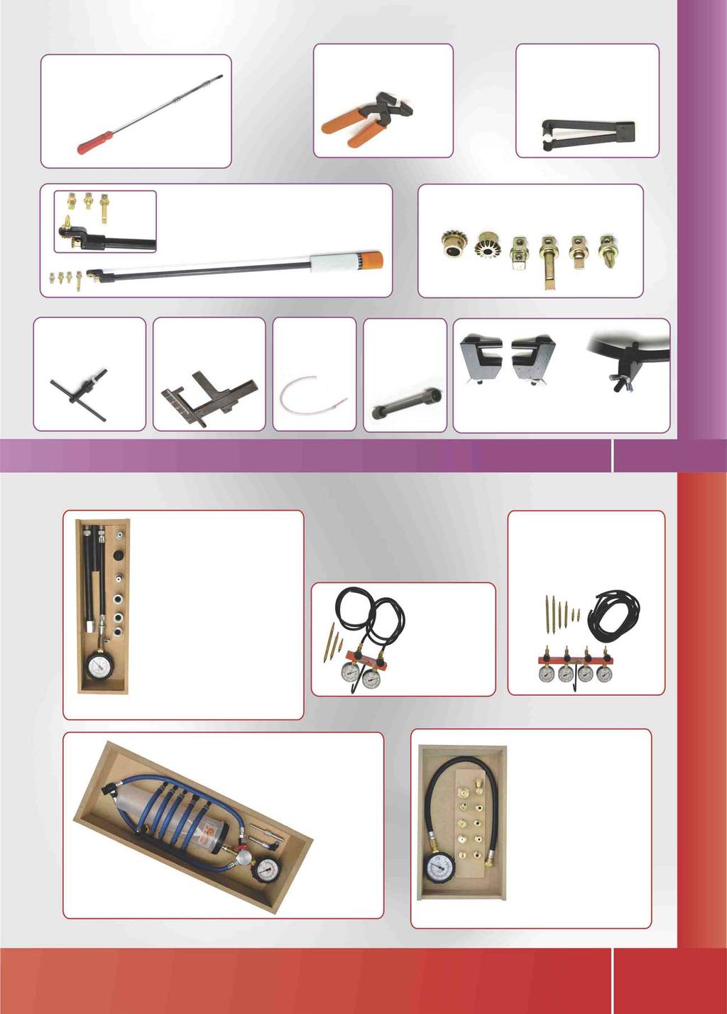 Equipamentos 3 CR 1004 Teste da pressão da bomba de óleo, sistema hidráulico de direção e câmbio (acompanha 10 adaptadores) automóveis/ caminhões/ motocicletas (NACIONAIS E IMPOTADOS) CR 1001 Medidor