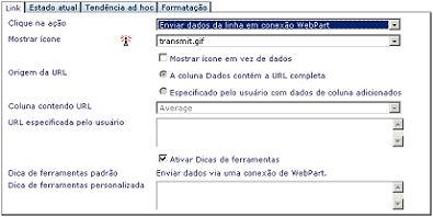 Site Administração de PI WebParts de um comportamento a uma coluna ou copiar os comportamentos entre as colunas.