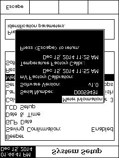 Comunicação de Série Esta opção permite que o utilizador defina a velocidade desejada para a comunicação de série (baud rate) em bps O medidor e o programa do PC devem ter a mesma baud rate Para