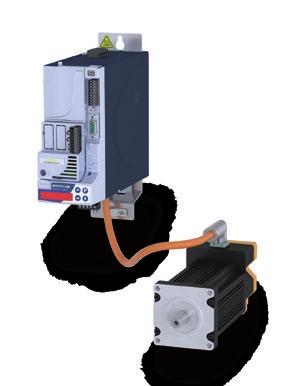 A robustez do protocolo permite a conexão com um único cabo no sistema de realimentação e potência do servomotor.