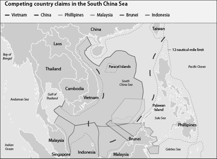 Reivindicações territoriais no Mar do Sul da China A disputa no Mar do Sul da China é sobre soberania, mas quais são as regras que regulam o Direito do Mar?