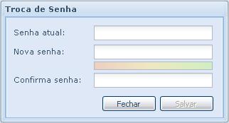 2.2 Troca de senha A troca de senha será solicitada automaticamente quando for identificada a utilização da senha padrão determinada pelo sistema.