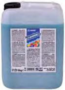 2588105** Latas 5 kg 72x5 38,900 194,500 Mapefloor Cleaner ED Detergente desengordurante concentrado, hidrosolúvel, indicado para