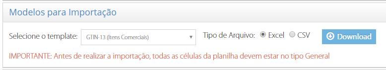 2. Importar Lista GTIN-13 Esta opção é utilizada quando o associado não tem a lista na antiga ferramenta SGN, possui uma lista dos códigos GTIN-13 e deseja salvar na base de dados da ferramenta CNP.