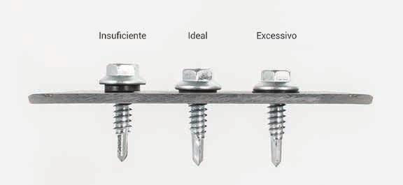 PARAFUSO TELHA MÉTODO DE APLICAÇÃO Telha/terça