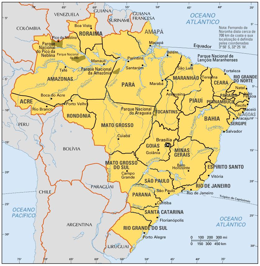 QUESTÕES DISCURSIVAS Questão 1: Observe o perfil de relevo elaborado a partir da classificação do relevo brasileiro de Jurandyr Ross. FERREIRA, Graça M. L.