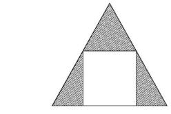 5) Três triângulos isósceles semelhantes têm como bases os lados de um triângulo retângulo.