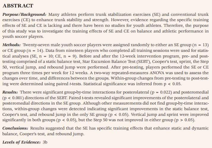 The International Journal of Sports Physical