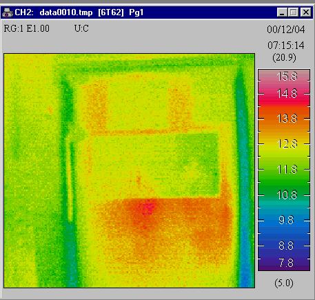 Avances em Ciências e Técnicas do Frio - IV Figura 6 Imagens termográficas da