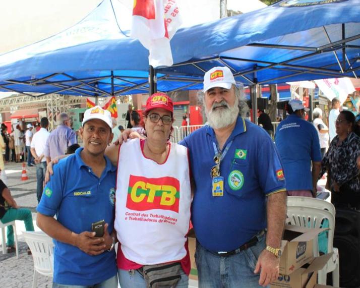 Integrantes do Grupo Interinstitucional do Programa Nacional de Prevenção de Acidentes do Trabalho no Ceará (Getrin 7); CTB-CE; SINDICAM-CE, CEREST, com participação e apoio do SINDISAÚDE e demais