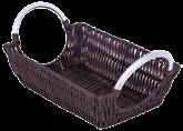 RATTAN SINTÉTICO ÁFRICA CESTO CACHEPÔ ALÇA RETA 3832 - YK1133 Tam: 20