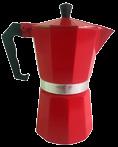 16,5 cm Peso 795 g CAFETEIRA VERMELHA PARA 6 CAFEZINHOS 5748 - AF06V Tam: 19 x 17 x 9,5