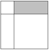 34. Na figura a seguir, o quadrado maior foi dividido em dois quadrados e dois retângulos. Se os perímetros dos dois quadrados menores são 20 e 80, qual a área do retângulo sombreado? 35.