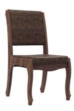 CADEIRA EUROPA SILLA.CHAIR - Sapatas anti-umidade que não riscam o piso; - Pés em MDF de 35mm; - Assento e encosto revestidos e almofadados.