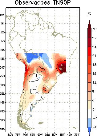 Warm nights index (TN90) [(2071-2100)- (1961-90)] HadRM3 1961-90 2071-2100, B2 2071-2100, A2 OBSV