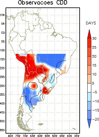 Consecutive dry days index (CDD)