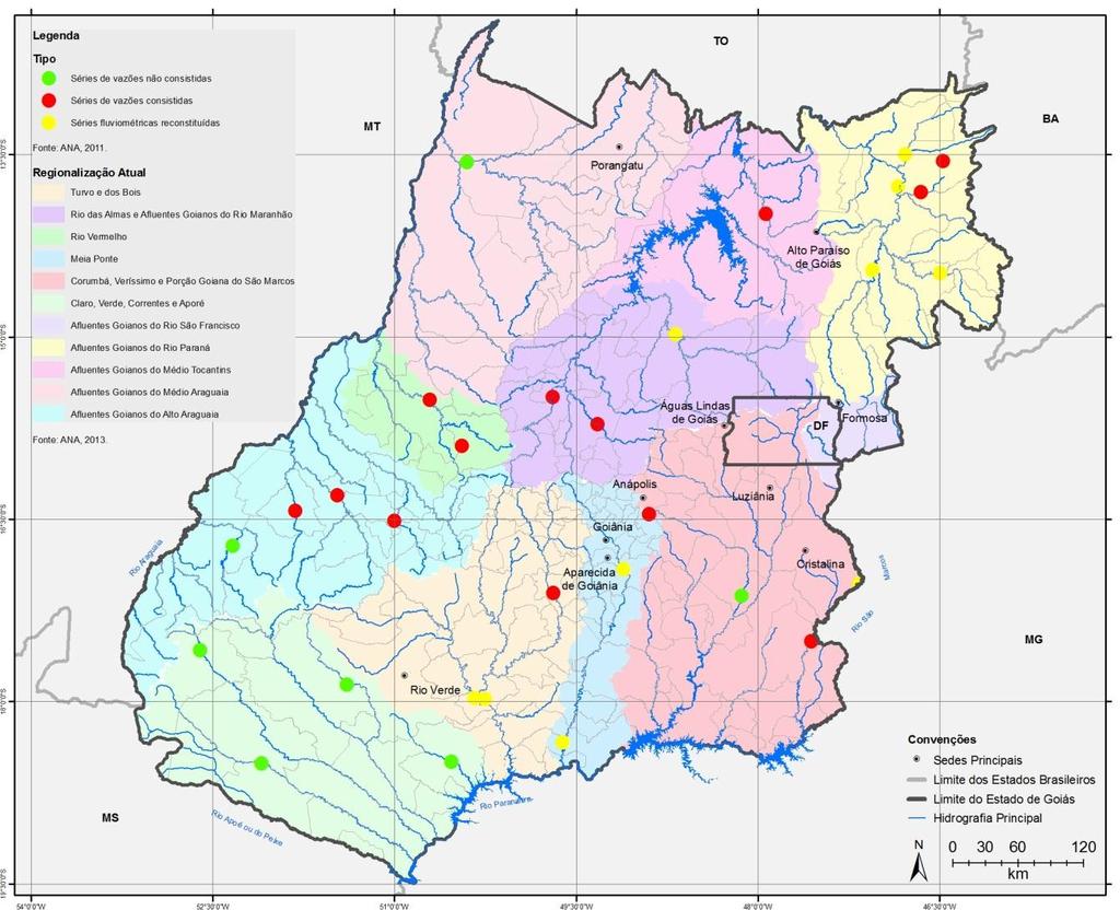 INFORMAÇÕES DO ESTUDO: 30 trechos de rio Critérios de seleção: bem distribuídos geograficamente