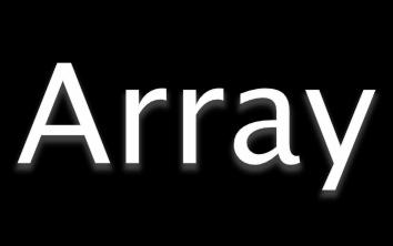 } Exemplo de manipulação de Array: # Define uma array de 3 elementos de tipos diferentes a = [ 1, cat, 2.