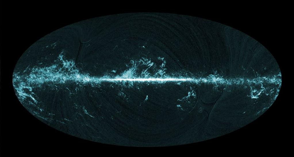 CO (indicador de H 2 ) em nossa galáxia OpCcal This all-sky image shows the distribucon of carbon monoxide (CO), a molecule