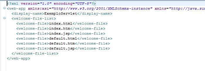 xml, que fica dentro do Diretório Web, dentro de WEB-INF: 17 - O código do web.