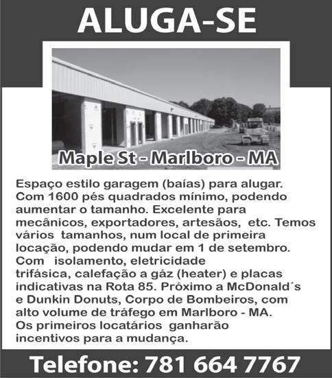 (781) 608-0078 ou (781) 526-6899, falar com Guilherme. #D Woonsocket-RI Apt duplex com heat e cable incluído. 2 quartos, sala, cozinha e banheiro. Piso em madeira, quintal grande.