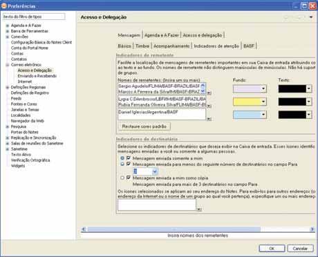 6. COMO IDENTIFICAR OS REMETENTES? Esta funcionalidade permite identificar seus remetentes mais importantes através de cores.