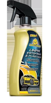 LIMPEZA AUTOMOTIVA LIMPA ESTOFADO E PLÁSTICO Detergente neutro de fragrância suave com alto poder de