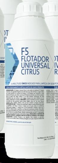 2752 FLOTADOR UNIVERSAL CITRUS Versão do tradicional F5 Flotador Universal, com a agradável fragrância limão