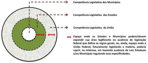 Não obstante a divisão constitucional, na ausência de normas gerais editadas pelo Congresso Nacional, o legislativo dos Estados podem/devem expandir sua abrangência e regular a matéria em sua