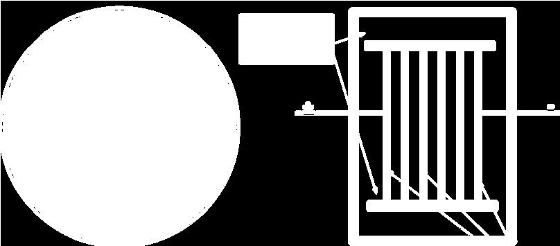 Diagrama do eletrolisador Placas para ajuste da distância entre os