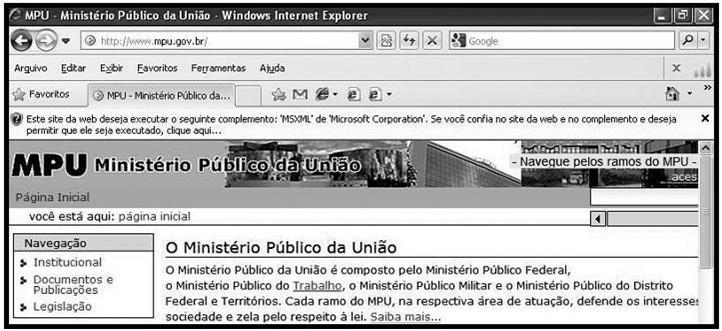 03 (MPU CESPE) O navegador Internet Explorer não pode ser executado no sistema operacional Linux, visto ter sido criado exclusivamente para ser executado no ambiente Windows.