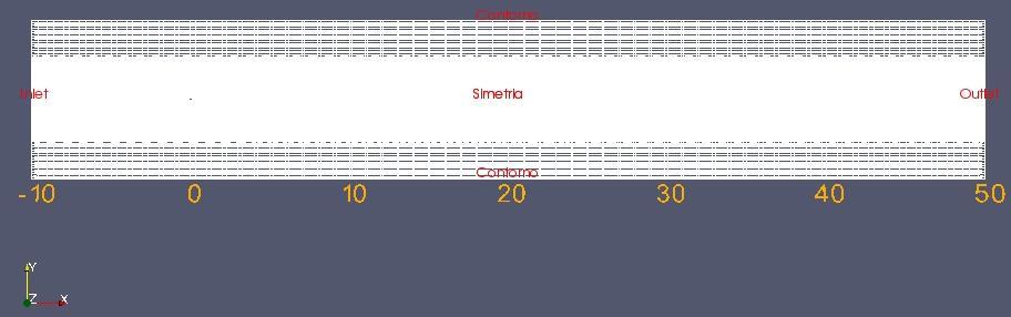 χ= ν til /νt (8) Onde f v1 é uma função de amortecimento. 3. METODOLOGIA Em todos os casos simulados neste trabalho foi utilizada uma geração de malha parametrizada apresentada por Fernandes et al.