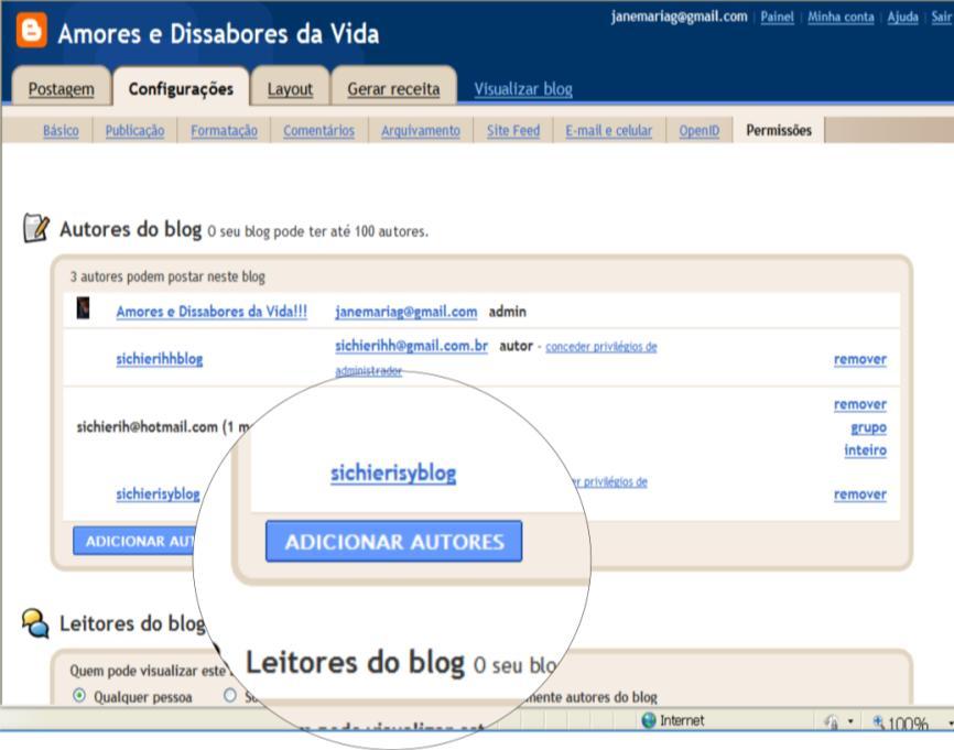 barra de menu: básico, publicação, formatação, comentários, arquivamento, site feed, email e celular, permissões.