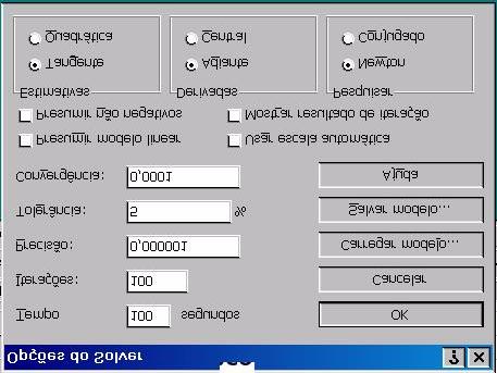 que queremos resolver, já que o Solver serve para muitos outros tipos de problema.