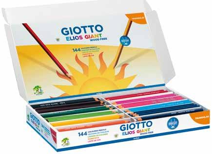 Giotto Elios Giant libre de madera Giotto Elios Giant sem madeira 3,30 mm Lápices de color