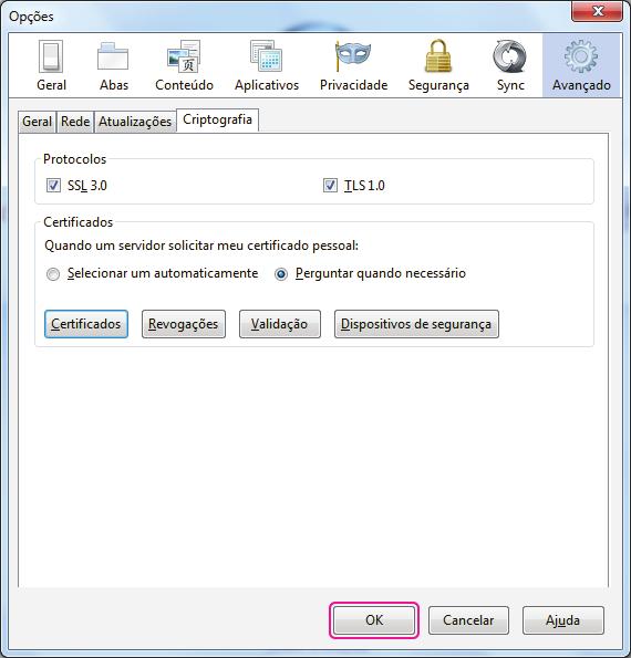 Figura 14 Instrução para