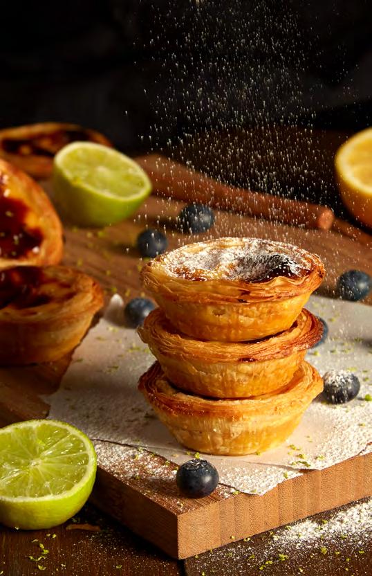 DULCES INDIVIDUALES INDIVIDUAIS INDIVIDUAL PASTEL DE NATA PASTEL DE NATA CUSTARD CREAM PUFF PASTRY COULANT