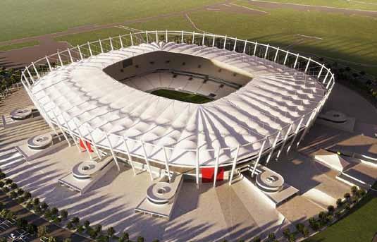 Tribunal de Contas da União 31 Estádio Nacional (Brasília) Reforma do Estádio Mané Garrincha Capacidade de 71 mil lugares (Previsão inicial na matriz de responsabilidades R$ 745,3 milhões / R$ 400