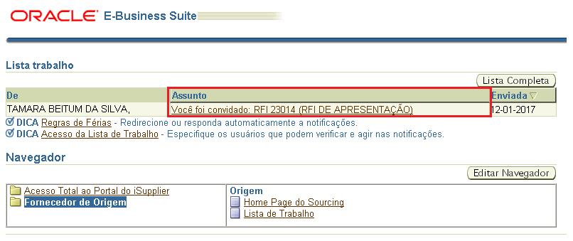 Esta avaliação indicará se o fornecedor está apto a participar do processo de cotação ou se será desclassificado deste processo.