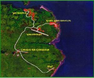 A figura 6.7 mostra a infra-estrutura existente. Fig. 6.7- Infra-Estrutura Existente FONTE: INFRAERO (1999, p. 20) 6.