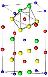 Com as posições atômicas obtidas, é possível reproduzir a estrutura atômica para visualização, tanto para apresentação dos átomos, como para os octaedros formados pelos átomos de oxigênio em torno