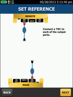 Para conseguir medições confiáveis, são necessários equipamentos de teste de fibra ótica que tenham adaptadores intercambiáveis nas portas de entrada.