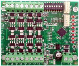 GFE-MPX-SNDR Módulo de saída de sirenes multiplexadas - ORION Este módulo adiciona à gama de centrais convencionais ORION saídas de sirenes individuais por zona.