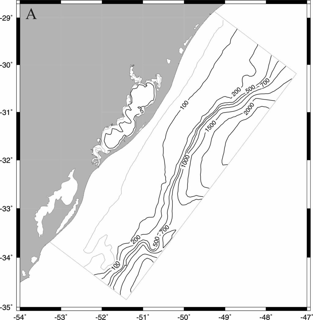 Sobre a circulação na Lagoa dos Patos 2 IMPLEMENTAÇÃO DO MODELO O modelo numérico adotado no presente estudo é denominado Princeton Ocean Model (POM), e foi desenvolvido por Blumberg e Mellor em 1977.