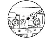 player à tomada DIGITAL IN COAXIAL. Como conectar um toca-discos de vinil Você poderá conectar um toca-discos com cápsula tipo MM à tomada PHONO.