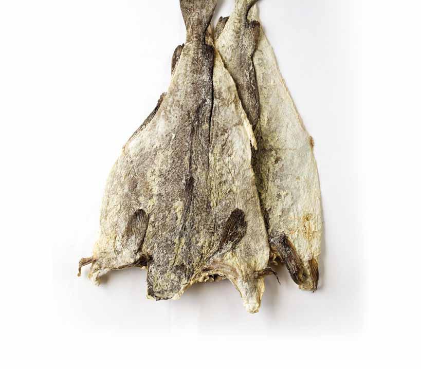 CATEGORIAS Bem seco e curado, com cor palha, o Bacalhau da Noruega é classificado de acordo com o seu peso: ESPECIAL GRAÚDO CRESCIDO CORRENTE Peso